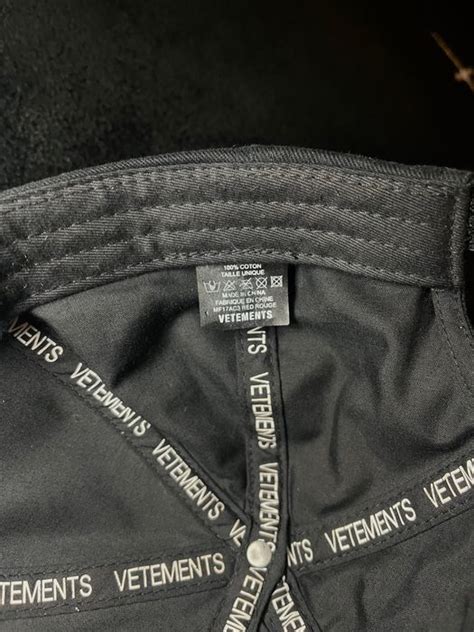 fake vetements hat